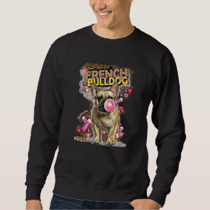 Moletom Buldogue Francês E Candy Frenchie Dog Puppy Anima