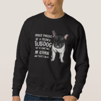 Buldogue Francês Sente Francês Por Mulher Roupa Cl