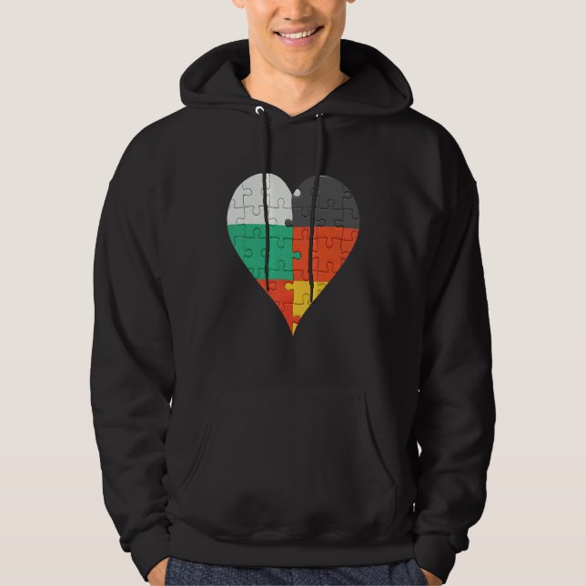 Moletom Búlgaro Flag Heart (Frente)