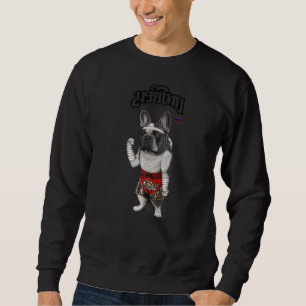 Moletom Bull Dog Francês Como Campeão De Boxim De Chuva Ta