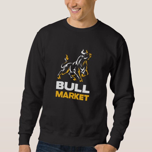 Moletom Bull Market Stock Trader Wallstreet Investor (Frente)