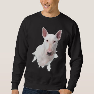 Moletom Bull Terrier Tecido Rasgado Para Cachorro Mãe de C