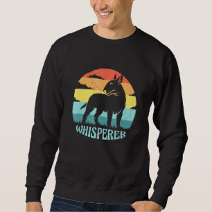 Moletom Bull Terrier Whisperer Legal Retro Sunset - Vintag