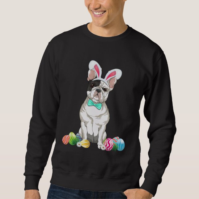 Moletom Bunny French Bulldog Easter Happy Easter Dog (Frente)