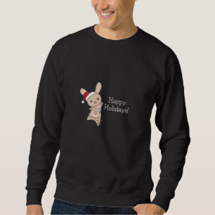 Moletom Bunny Merry Christmas Winter Animals Rabbits