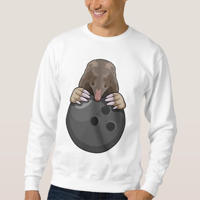 Moletom Buraco na Boliche com Bola de boliche (Frente)