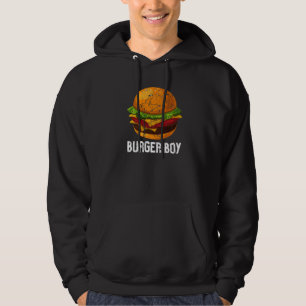 Moletom Burger Boy Hamburger Comida Rápido Homens Cheesebu