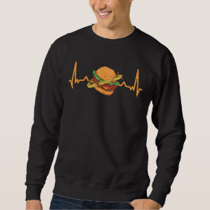 Moletom Burger & French Fries Heartbeat Figurino de Comida