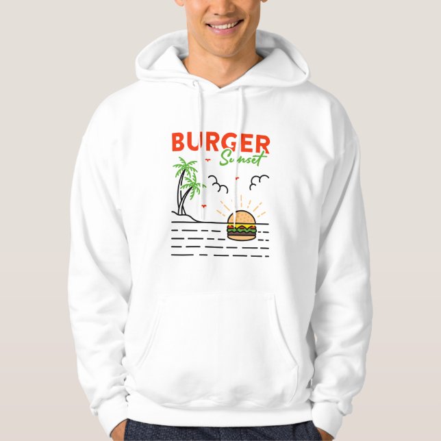 Moletom Burger Sunset (Frente)