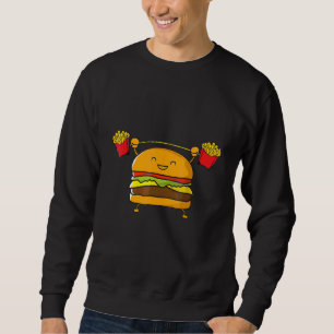 Moletom Burgers Levantando Comida de junta de Comida