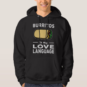 Moletom Burrito é minha linguagem do amor Taco Trocadilho