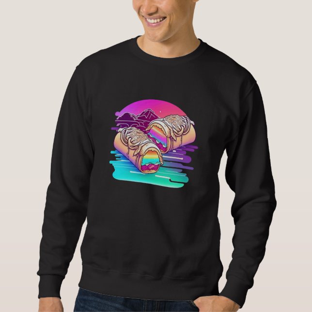 Moletom Burritos Com um Visual Futurista para um Toque Mod (Frente)