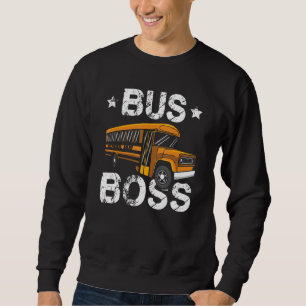 Moletom Bus Boss School Bus Driver Passenger Student Bus D