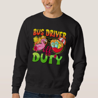 Moletom Bus Driver Off Duty Sunglasses Last Day Of School 