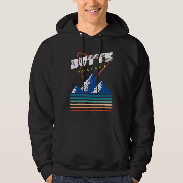 Moletom Butte Montana  USA Ski Resort  BACK PRINT  2 (Frente)