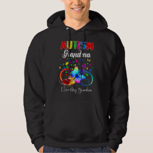 Moletom Butterfly Autism Gigi I Love My Grandson Support A