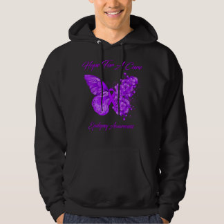 Moletom Butterfly Hope For A Cure Epilepsy Awareness 