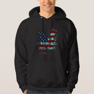 Moletom Butterfly USA Flag 4° De Julho, American Girl Wome