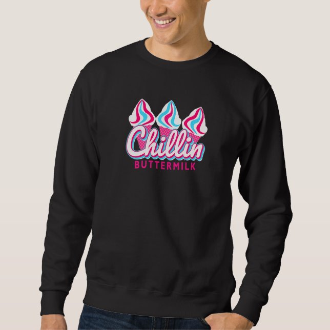 Moletom Buttermilk Chillin Sorvete Art Buttermilk Co (Frente)