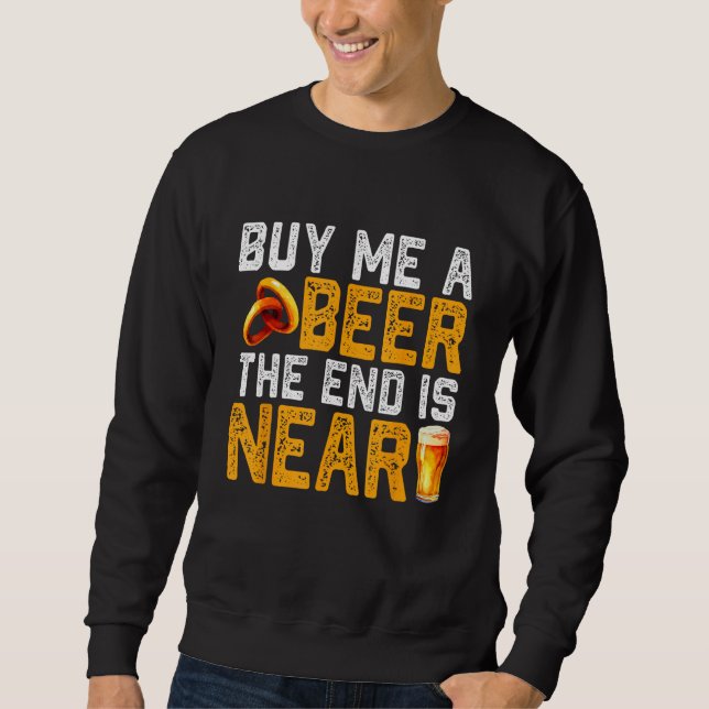 Moletom Buy Me A Beer Funny Bachelor Party Engagement Groo (Frente)