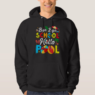 Moletom Bye Bye School Hello Piscina Professor Verão do Di