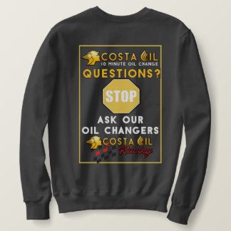 Moletom C O Crewneck com imagem de trás