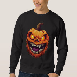 Moletom Cabeça de Abóbora Sorrindo Sinistramente