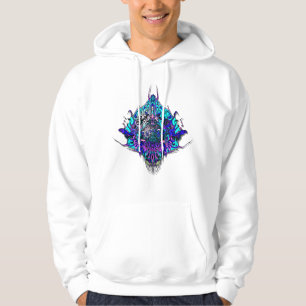 Moletom Cabeça de alienígena - azul e roxo