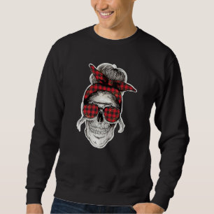 Moletom Cabelo de Mãe Caveiras Cabeças Grunge Punk Metal