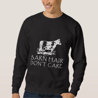 Moletom Cabelo-Do-Pão Não Se Preocupa Com Vaca Ou Cavalo D