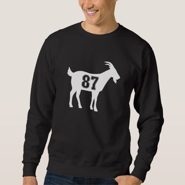 Moletom Cabra 87 G.O.A.T. Número 87 Cabra (Frente)