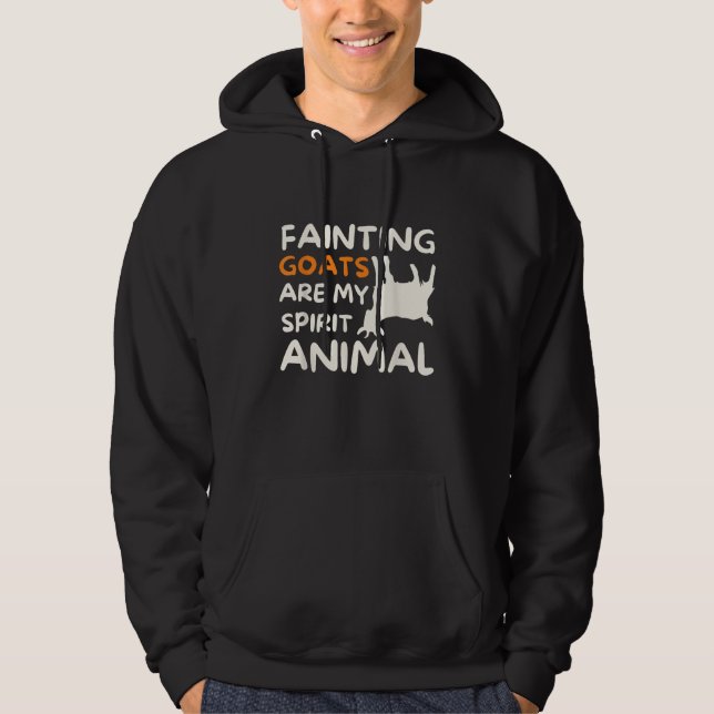 Moletom Cabras que Desmaiam São o Meu Animal Espírito Cabr (Frente)