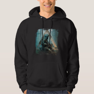 Moletom Caçador Apex – Design de Arte de Guerreiro de Sobr