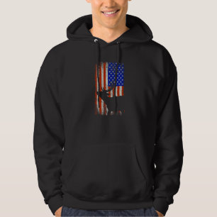 Moletom Caçador de cervos patriota bandeira americana Caça