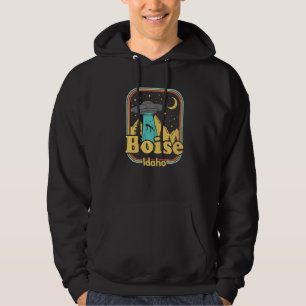 Moletom Caçador de Óvni Alienígena de Boise Idaho Anos 80