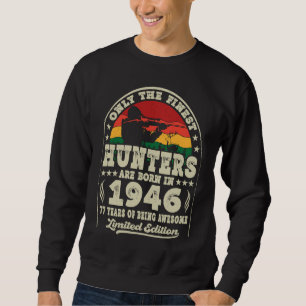 Moletom Caçadores de veados de 77 anos Vintage 1946 77th