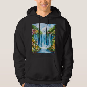 Moletom Cachoeira pintada à aquarela