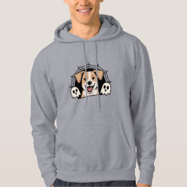 Moletom cachorrinho fofo com fantasmas da temporada assust