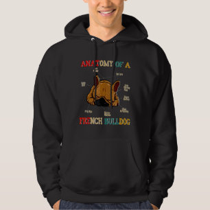 Moletom Cachorro Bonito da Anatomia do Bulldog Francês Vin