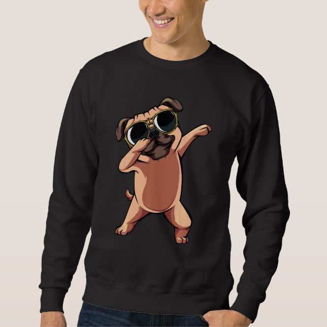 Moletom Cachorro Cachorro Cachorro Dançarino Engraçado Eng (Frente)