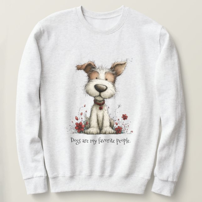 Moletom Cachorro Caprichoso | Presente para Amantes de Cãe (Frente do Design)