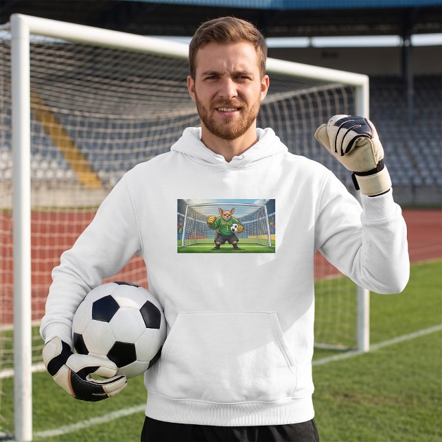 Moletom Cachorro Chihuahua Engraçado Goleiro de Futebol (Criador carregado)