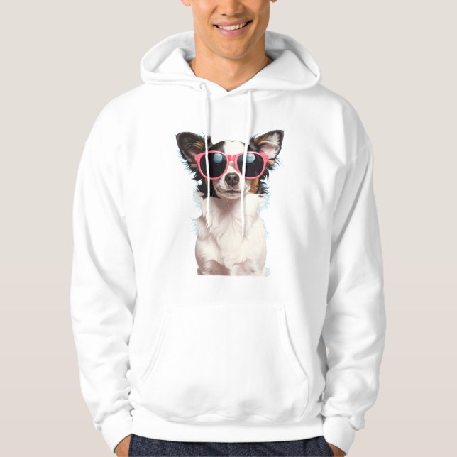 Moletom Cachorro com óculos de sol (Frente)