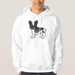 Moletom Cachorro de Cartografia Bonito de Buldogue Preto P
