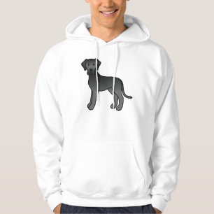 Moletom Cachorro de Cartografia Gelado Negro