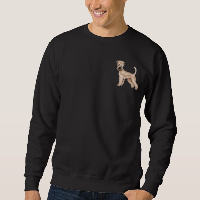 Moletom Cachorro de desenho animado Soft-Coated Wheaten Te (Frente)