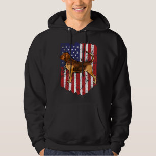 Moletom Cachorro de Sangue da Bandeira Americana 4 de Julh