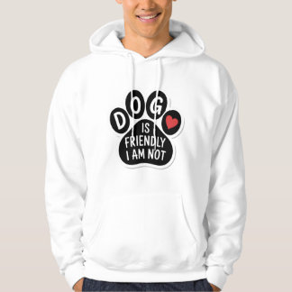 Moletom Cachorro é Amigável Eu Não Sou