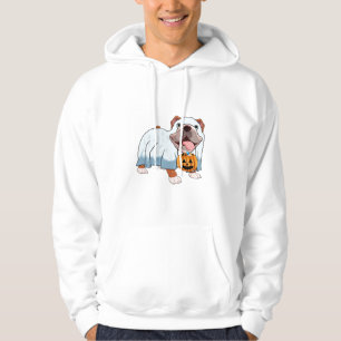 Moletom Cachorro Fantasma Bulldog Dia das Bruxas