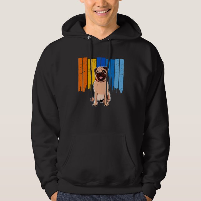 Moletom Cachorro Fofo da Raça Pug Carlin Antigo (Frente)